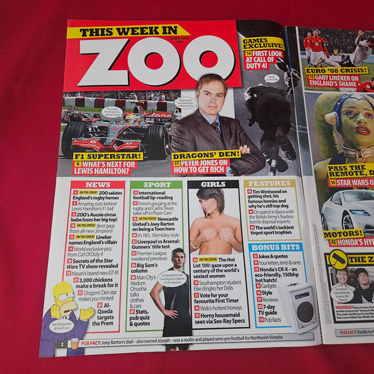 Zoo Magazine 26 October-1 November 2007 (1417) Emily Scott Keeley Hazell Sarah Harding Jessica Alba Chanelle Hayes