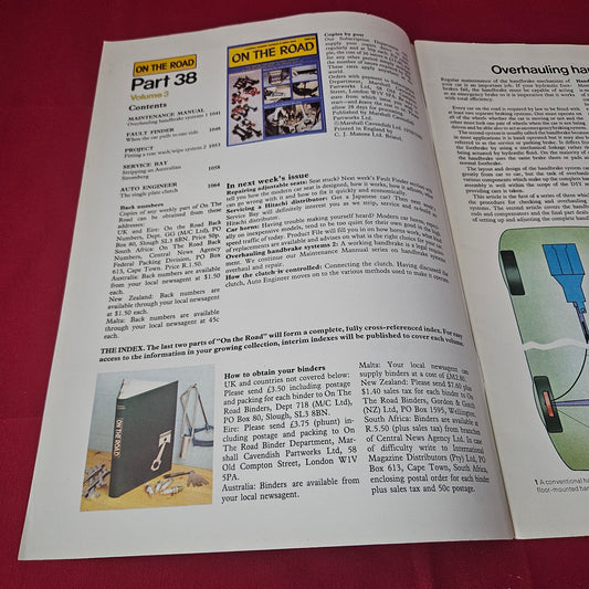 On The Road Magazine Part 38 (1419) Stromberg Handbrake Clutch Auto Engineer