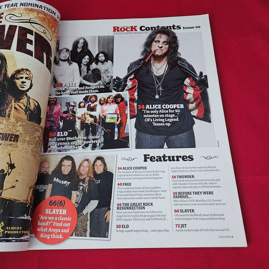 Classic Rock Magazine November 2006 (1426) Alice Cooper Free ELO Slayer Rod Stewart Jimi Hendrix
