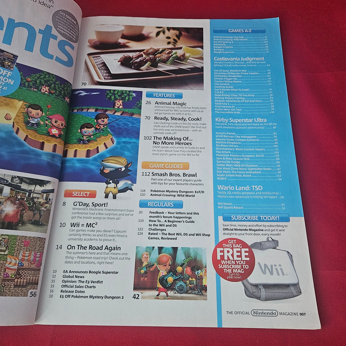 Nintendo Official Magazine September 2008 (1430) Animal Crossing Wii Chrono Trigger Mario