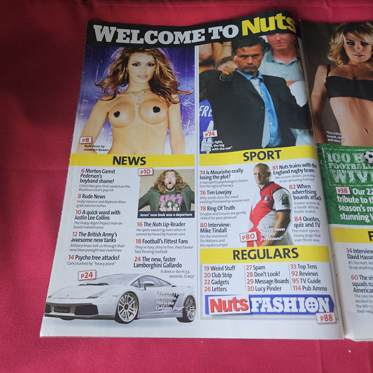 Nuts Magazine 2-8 February 2007 Cheryl Cole Adriana Karembeu WAGs (1439)