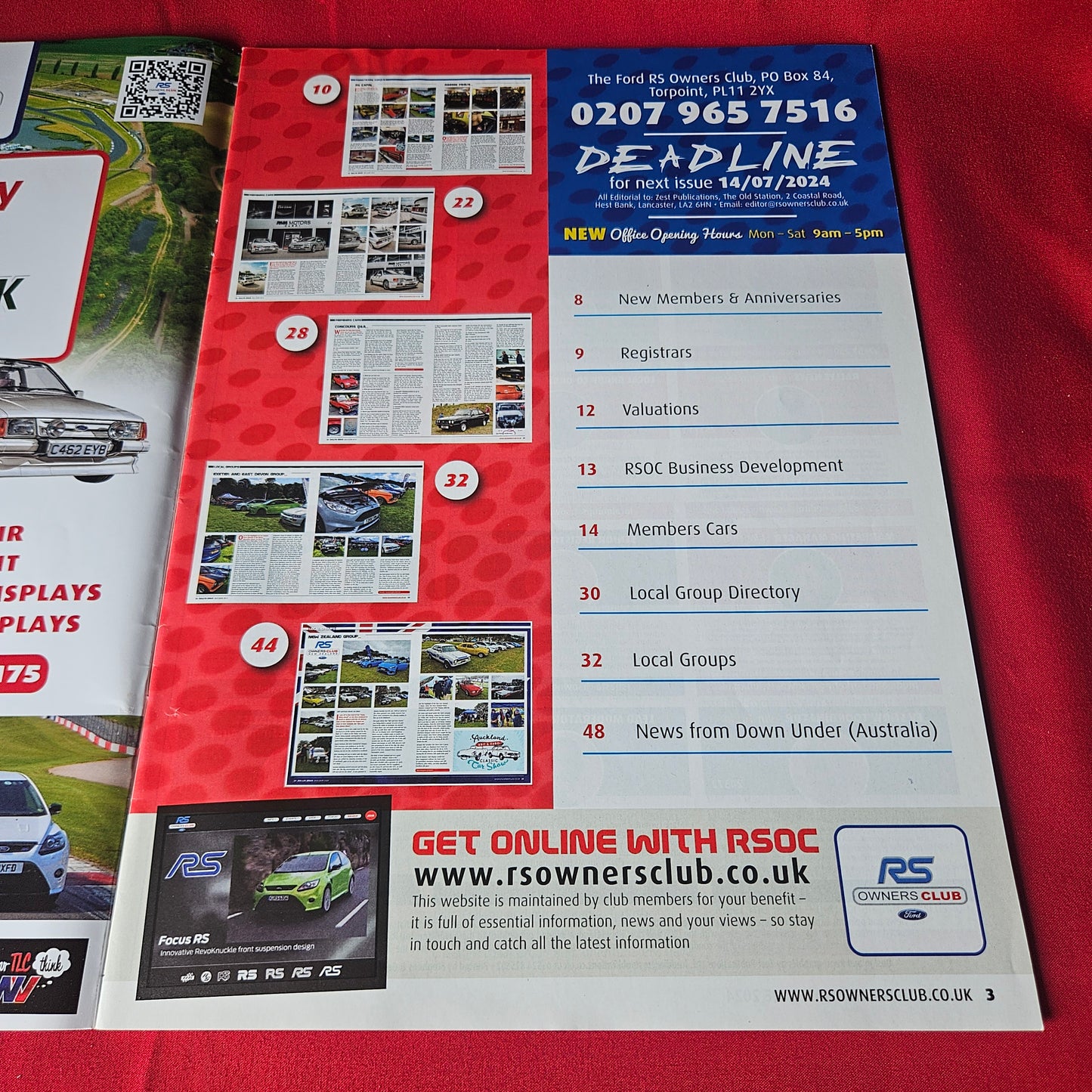 Rallye News Magazine May June 2024 Ford Sierra RS Cosworth Caltex Race Car (1448)