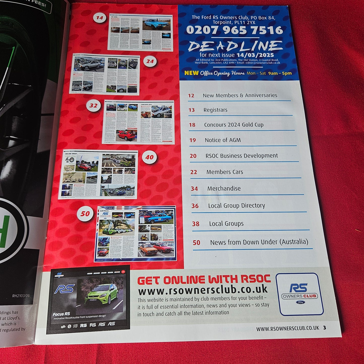 Rallye News Magazine January February 2025 Ford RS200 Gold Cup (1448)