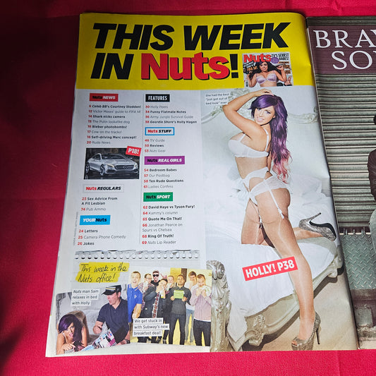 Nuts Magazine 27 September–3 October 2013 RARE POSTER Holly Hagan Holly Peers SKU 1453