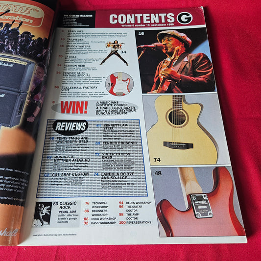 The Guitar Magazine September 1996 Muddy Waters Pearl Jam JJ Cale Vernon Reid 1457
