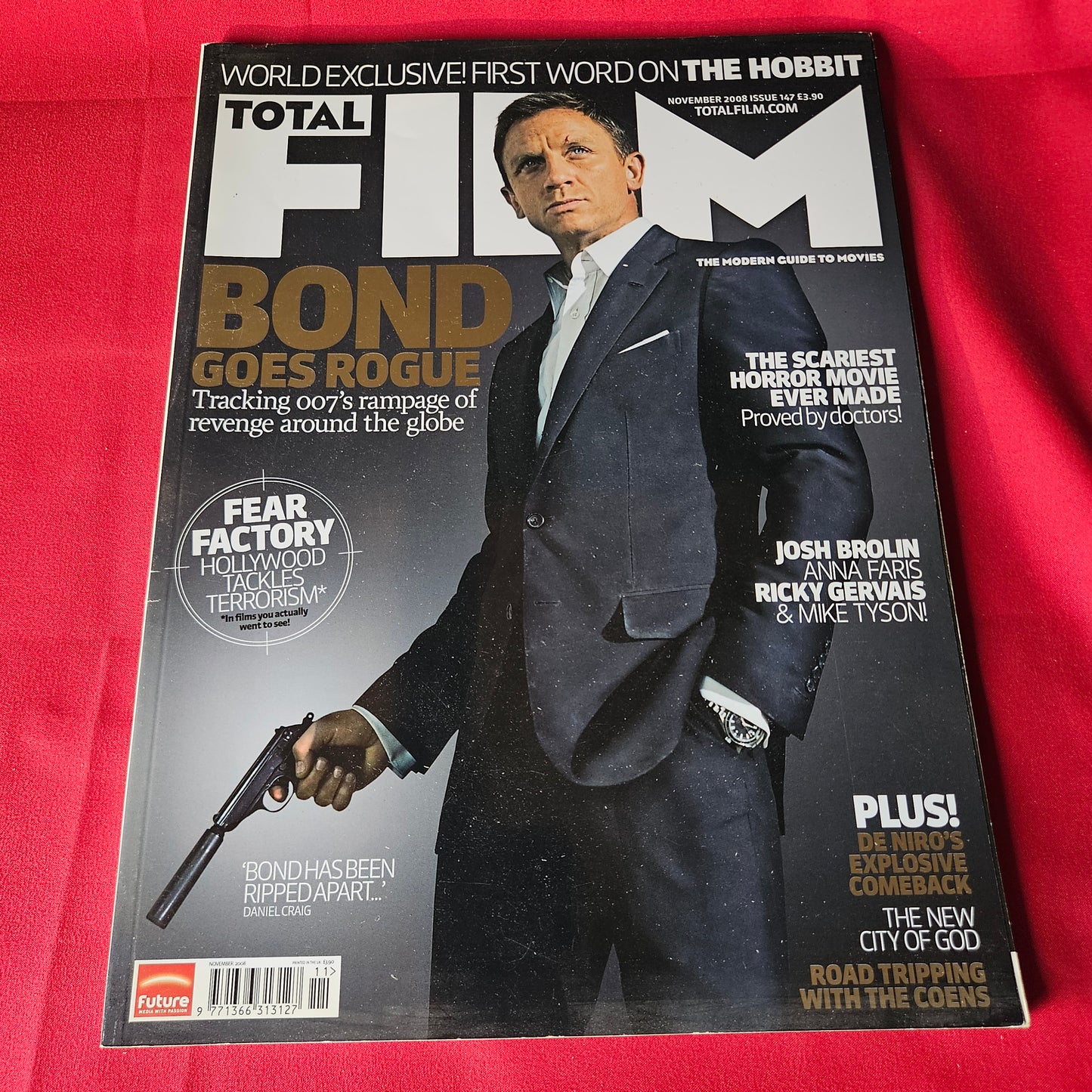 Total Film Magazine November 2008 Issue 147 Daniel Craig James Bond 007 SKU 1491