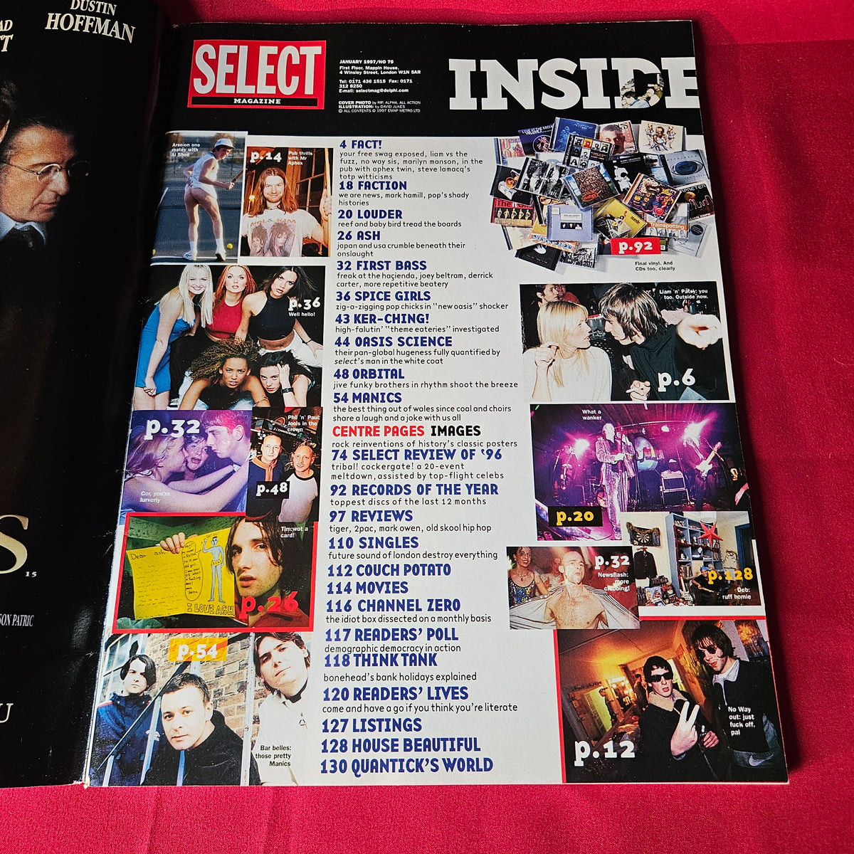 Select Magazine January 1997 Prodigy Pulp Oasis Spice Girls Orbital Manics SKU 1494