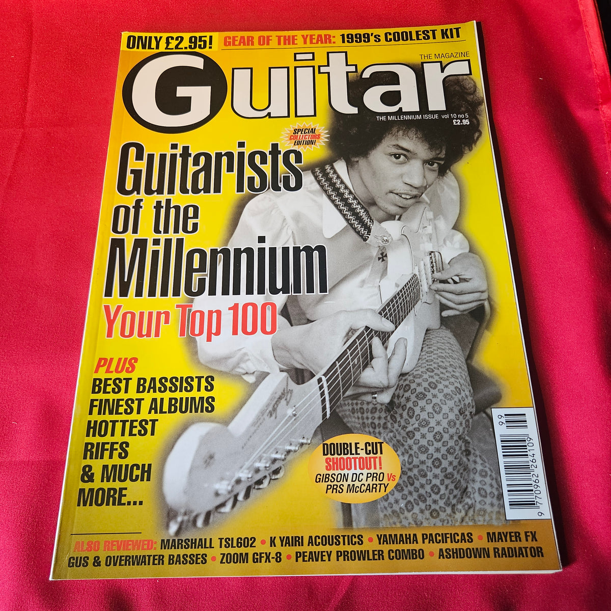 Guitar Magazine Millennium Issue 1999 Jimi Hendrix Guitarists Top 100 Vol 10 No 5 (1502)