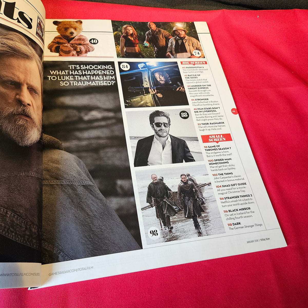Total Film Magazine January 2018 #266 Daisy Ridley Star Wars The Last Jedi SKU 1511