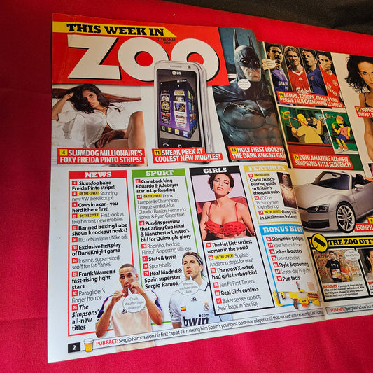 Zoo Magazine 27 February-5 March 2009 Issue 260 Sophie Anderton SKU 1512
