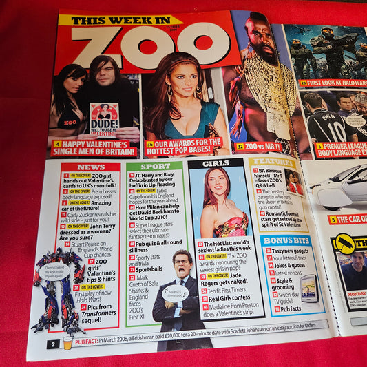 Zoo Magazine 13-19 February 2009 Issue 259 Lily Allen Britney Spears SKU 1512