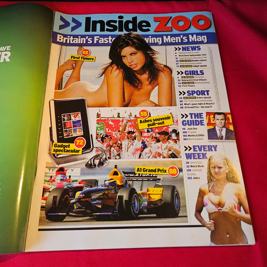 Zoo Magazine 23-29 September 2005 Natalie Denning Jennifer Ellison Ashes X Factor SKU 1519
