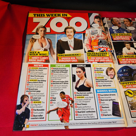 Zoo Magazine 4-10 July 2008 Issue 227 Jodie Marsh Abbey Clancy Lewis Hamilton SKU 1519