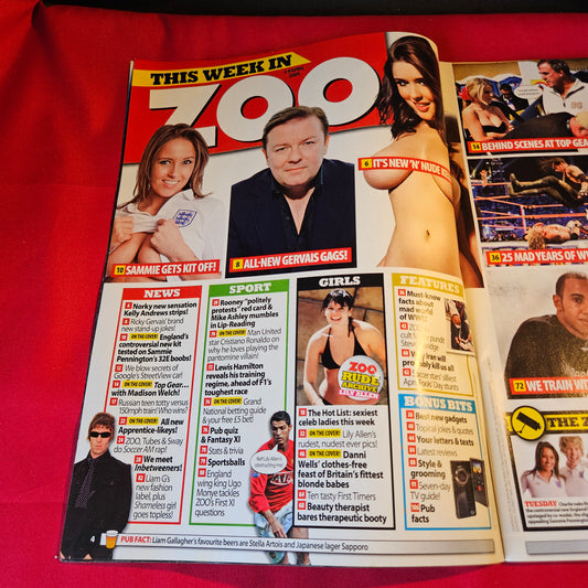 Zoo Magazine 3-9 April 2009 Issue 265 Danni Wells Lily Allen Lewis Hamilton SKU 1519