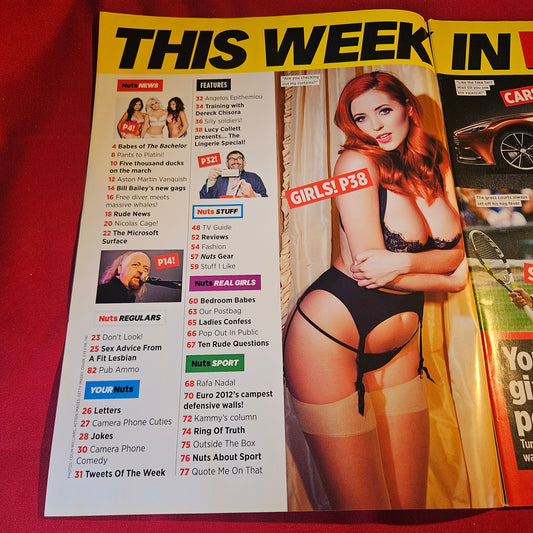 Nuts Magazine 29 January 5 February 2012 Lucy Collett Kelly Brook Kate Upton Lucy Pinder SKU 1521