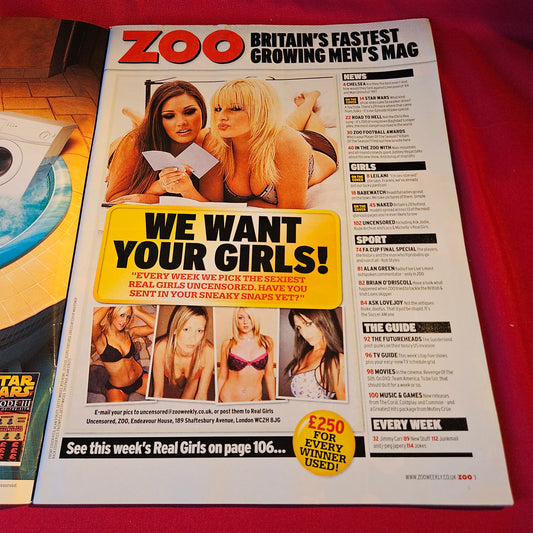 Zoo Magazine 18-24 May 2005 POSTER Leilani Lucy Pinder Michelle Marsh SKU 1530
