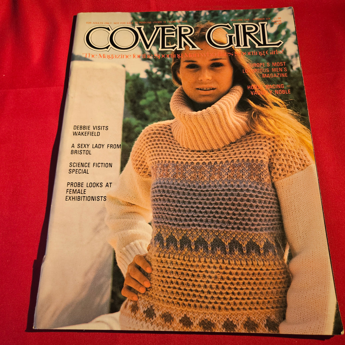 Cover Girl Magazine Vol 1 No 6 Vintage 1970s Mary Millington Debbie SKU 1535