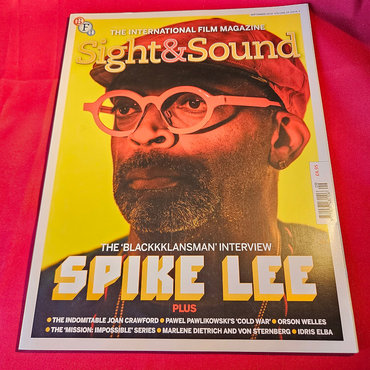 Sight & Sound Magazine September 2018 Spike Lee BlacKkKlansman BFI SKU 1536