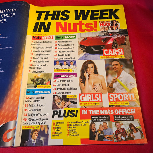 Nuts Magazine 29 July-4 August 2011 Rosie Jones Lucy Pinder SKU 1538