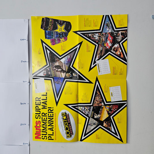 Nuts Magazine Poster 2012 Rockstar Energy Girl Victoria Harley Davidson Calendar 0012