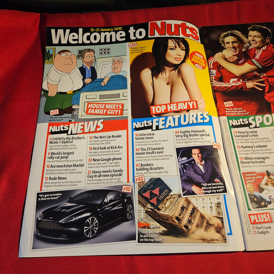 Nuts Magazine 15-21 January 2010 Sophie Howard Lindsey Strutt Peta Todd 1565