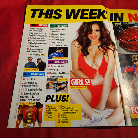 Nuts Magazine 18-24 February 2011 Lacey Banghard Sabine Charlotte April SKU 1580