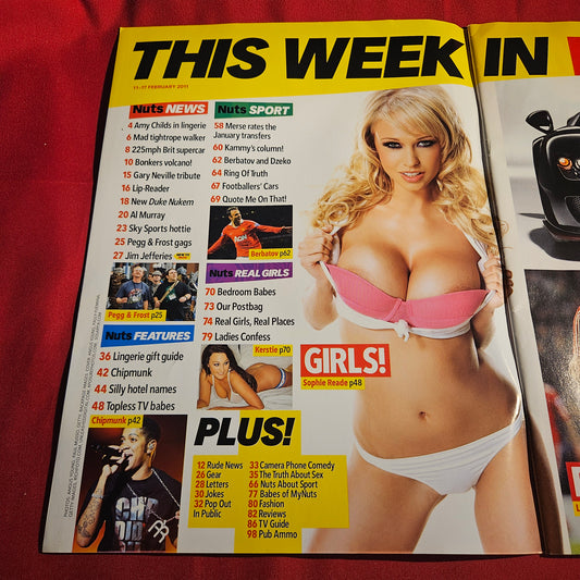 Nuts Magazine 11-17 February 2011 Sophie Reade Kacey Barnfield Maria Fowler SKU 1583