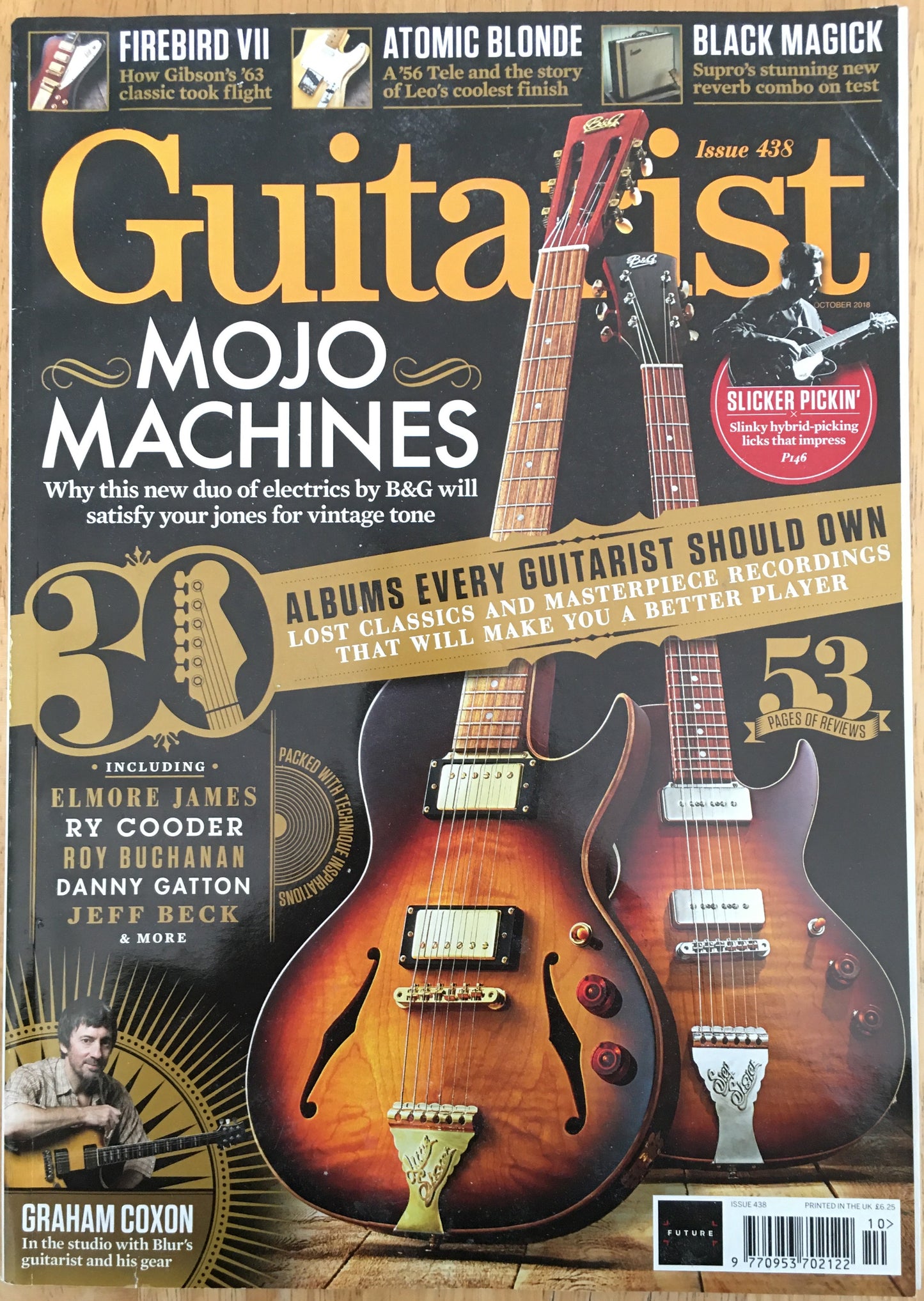 Guitarist Magazine October 2018 No.438 (Rare)(138) Mojo Machines Elmore James Ry