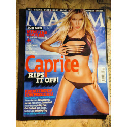 Maxim Magazine April 2003 (889) Caprice Drew Barrymore Natasha Henstri