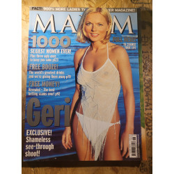 Maxim Magazine June 2001 (864) Geri Halliwell Jane Wogan Tiny Bikinis