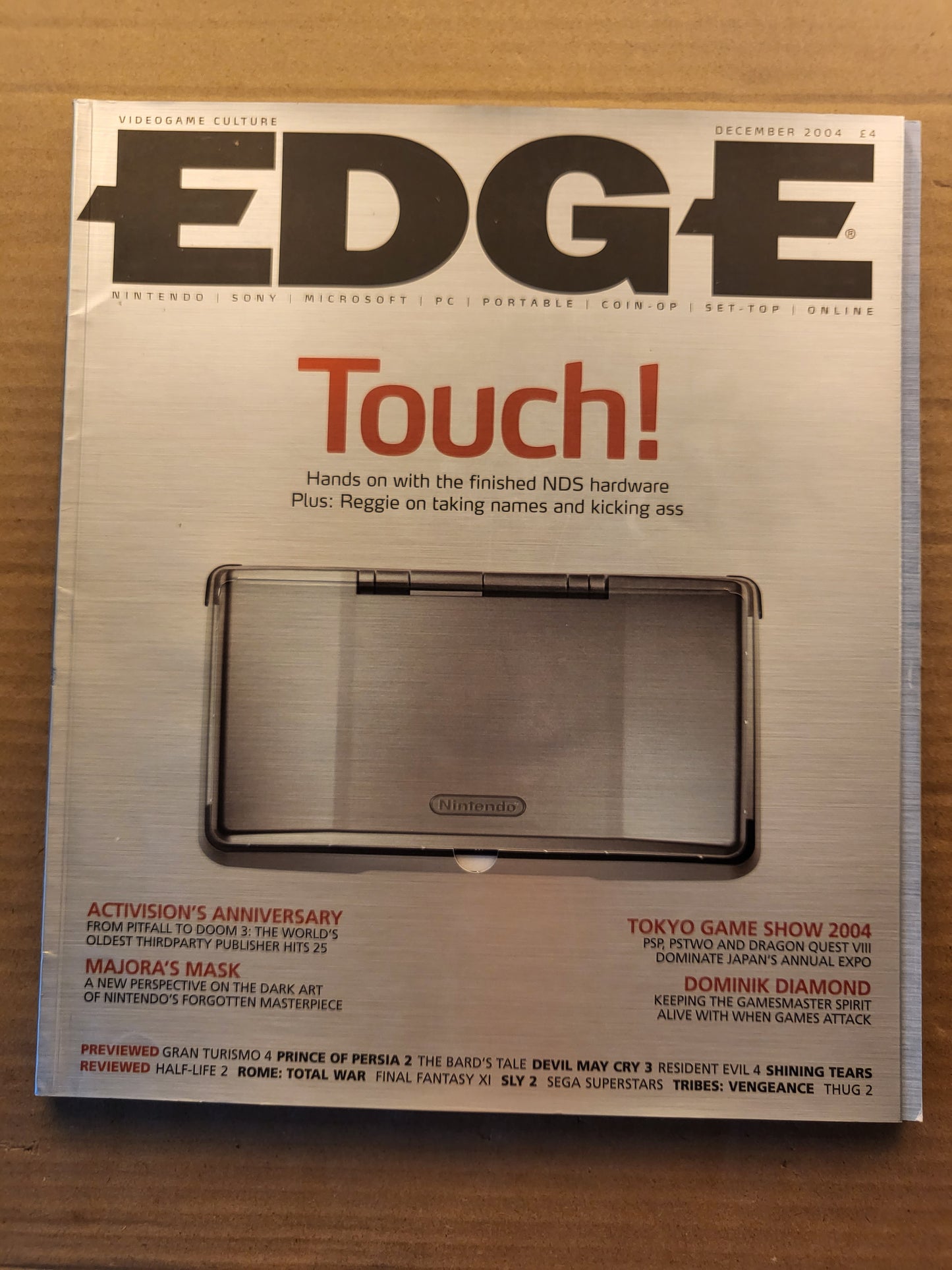 Edge Magazine December 2004 #143 (705) Gran Turismo 4 Half Life Sly Resident Ev
