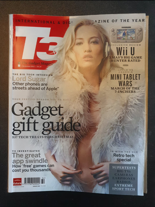 T3 Magazine - Christmas 2012 - Gadget Gift Guide 537 Tech Treats Lord Sugar Wii U