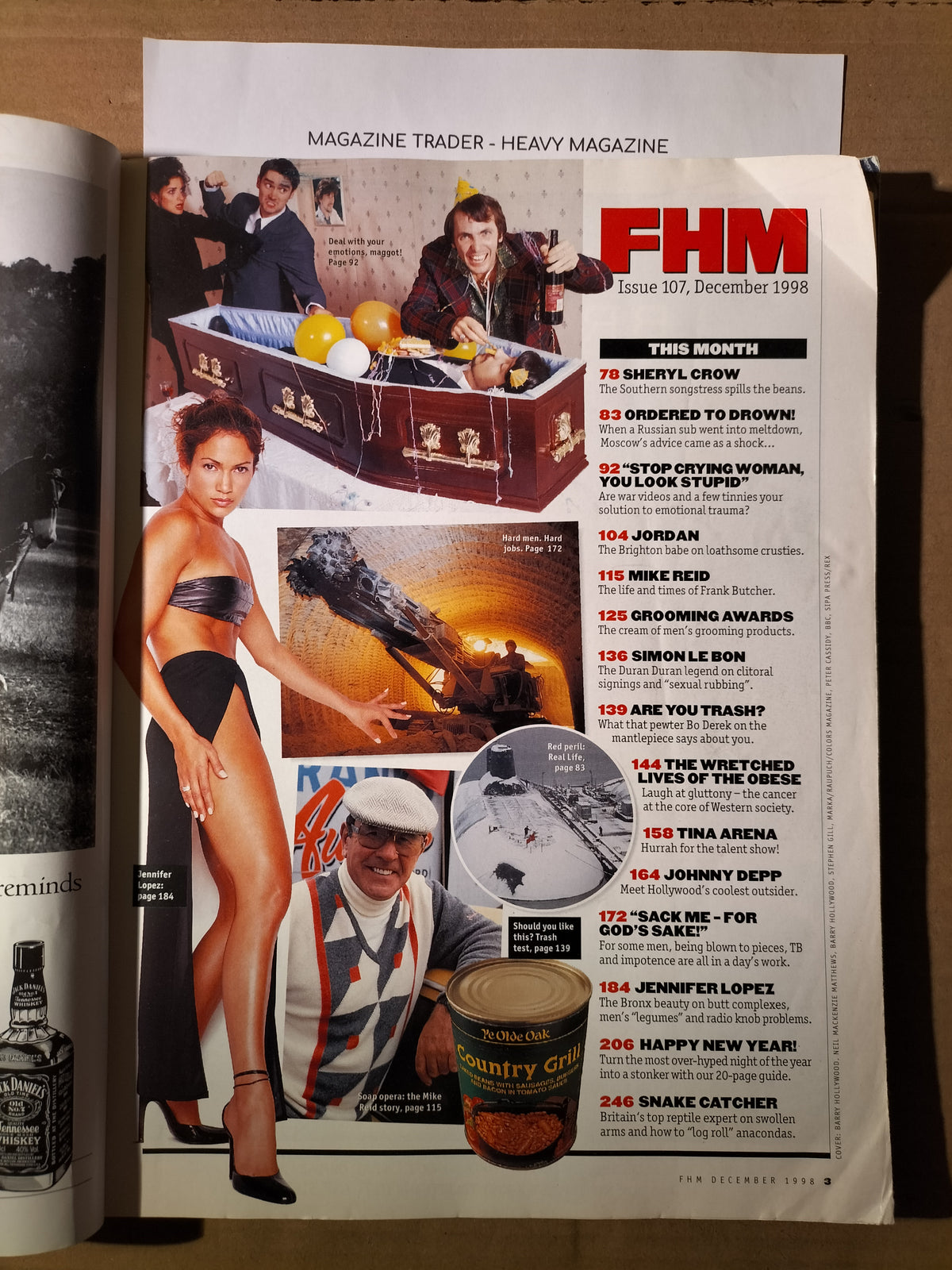 FHM Magazine December 1998 (562)(Rare) Jennifer Lopez – Lads Mags