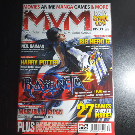 Mym Magazine October 2014 No 31 (Rare)(309) Harry Potter Boyonetta Big Hero 6