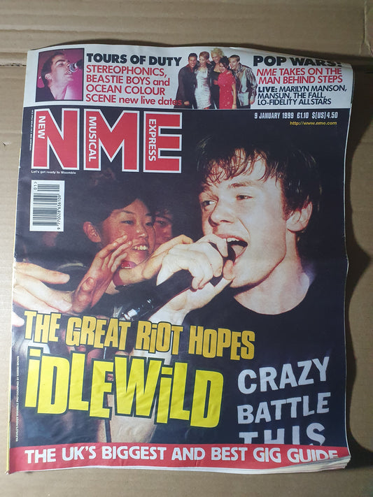 New Music Express NME Magazine 9 January 1999 (FB004) IDLEWILD BEASTIE BOYS