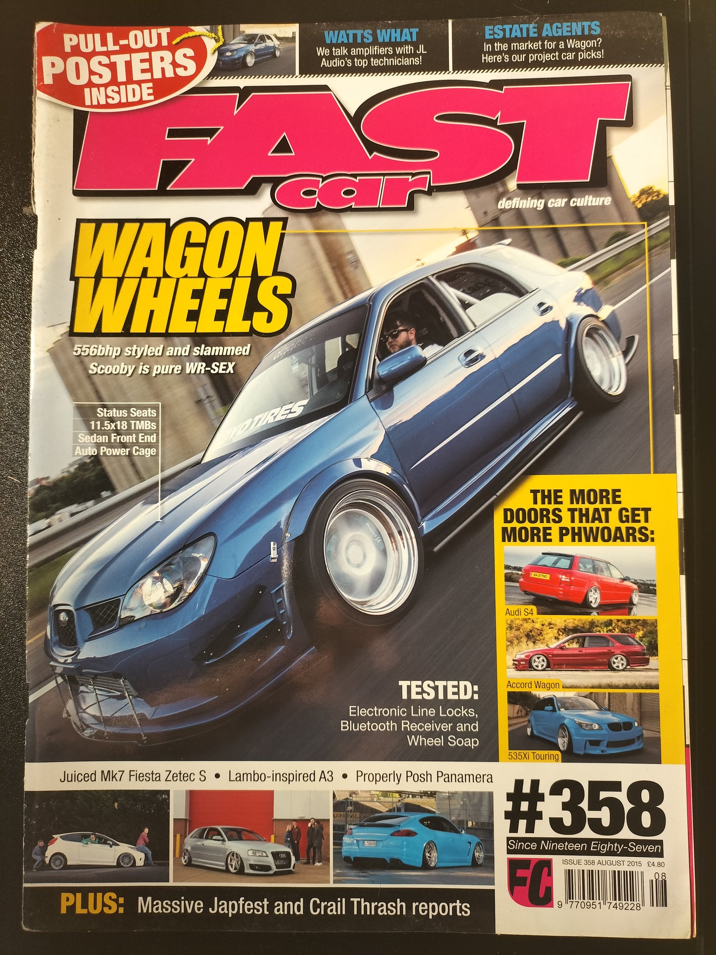 Fast Car Magazine Issue 358 August 2012 Subaru Impreza WRX Wagon