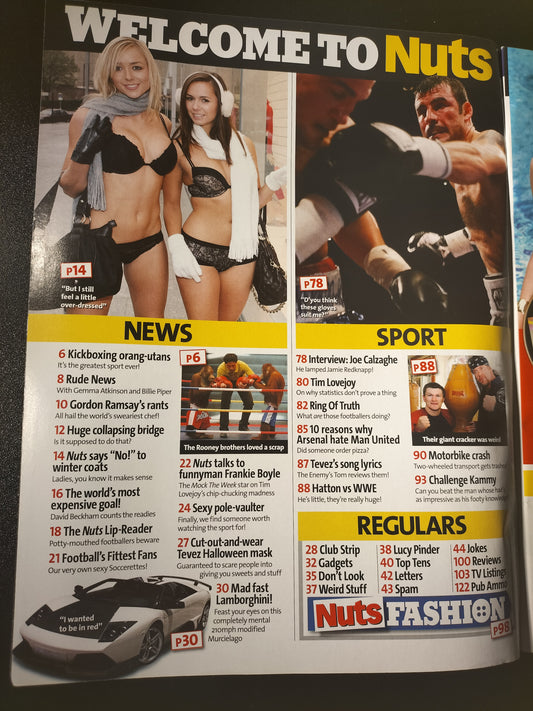 Nuts 2-8 November 2007 (604)(Rare) Jennifer Ellison Dannii Minogue Amerie