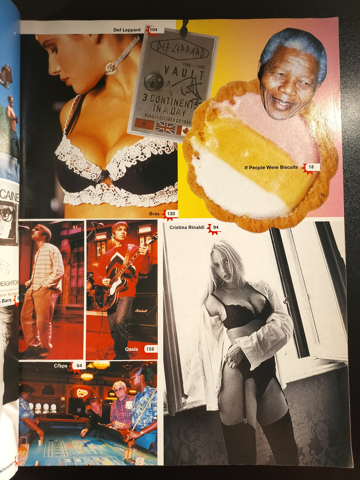 Loaded Magazine January 1996 Joanne Guest Jamie Redknapp Oasis SKU 1554