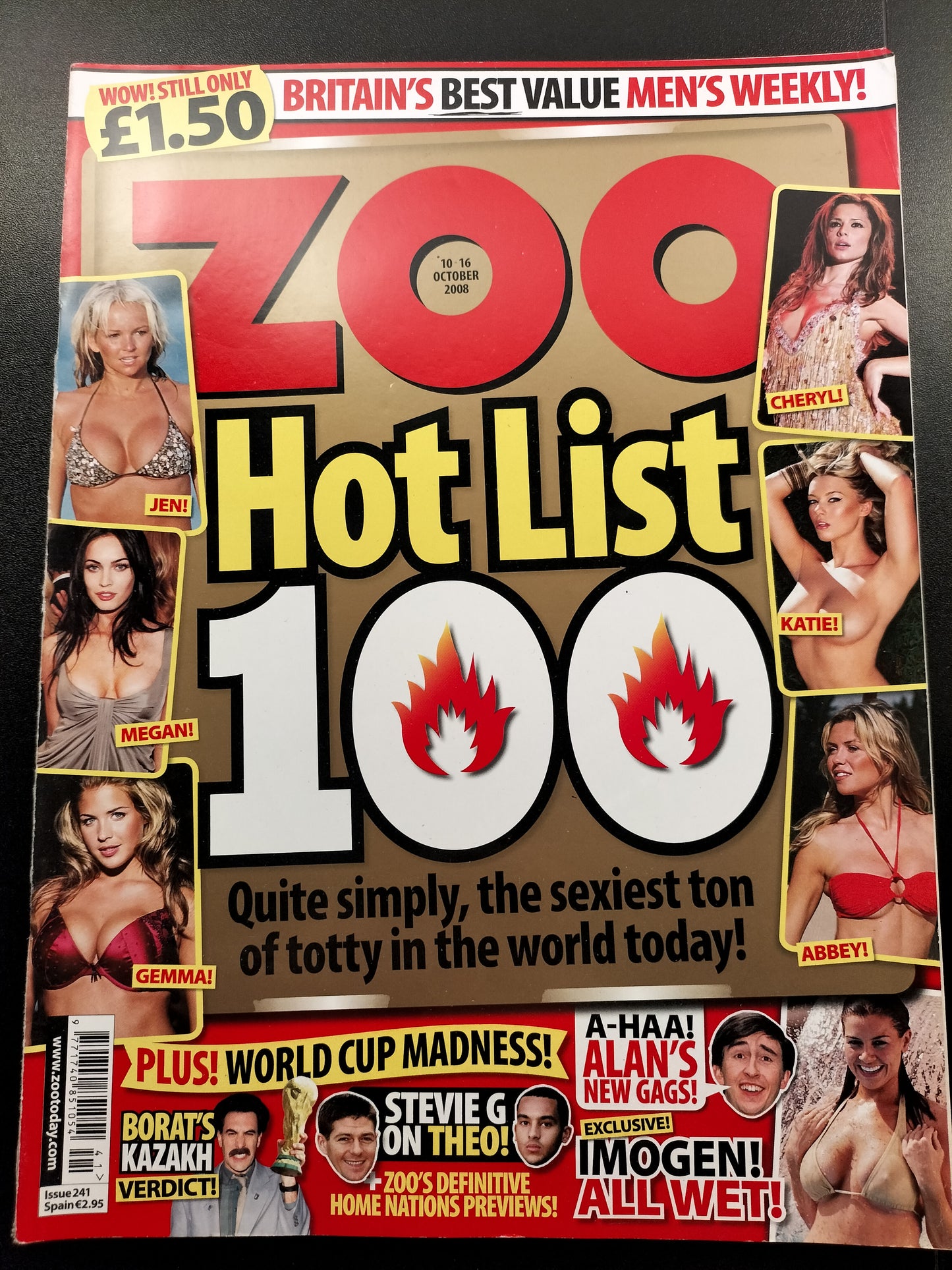 Zoo Magazine 10-16 October 2008 (622) Imogen Thomas "Hot List 100"