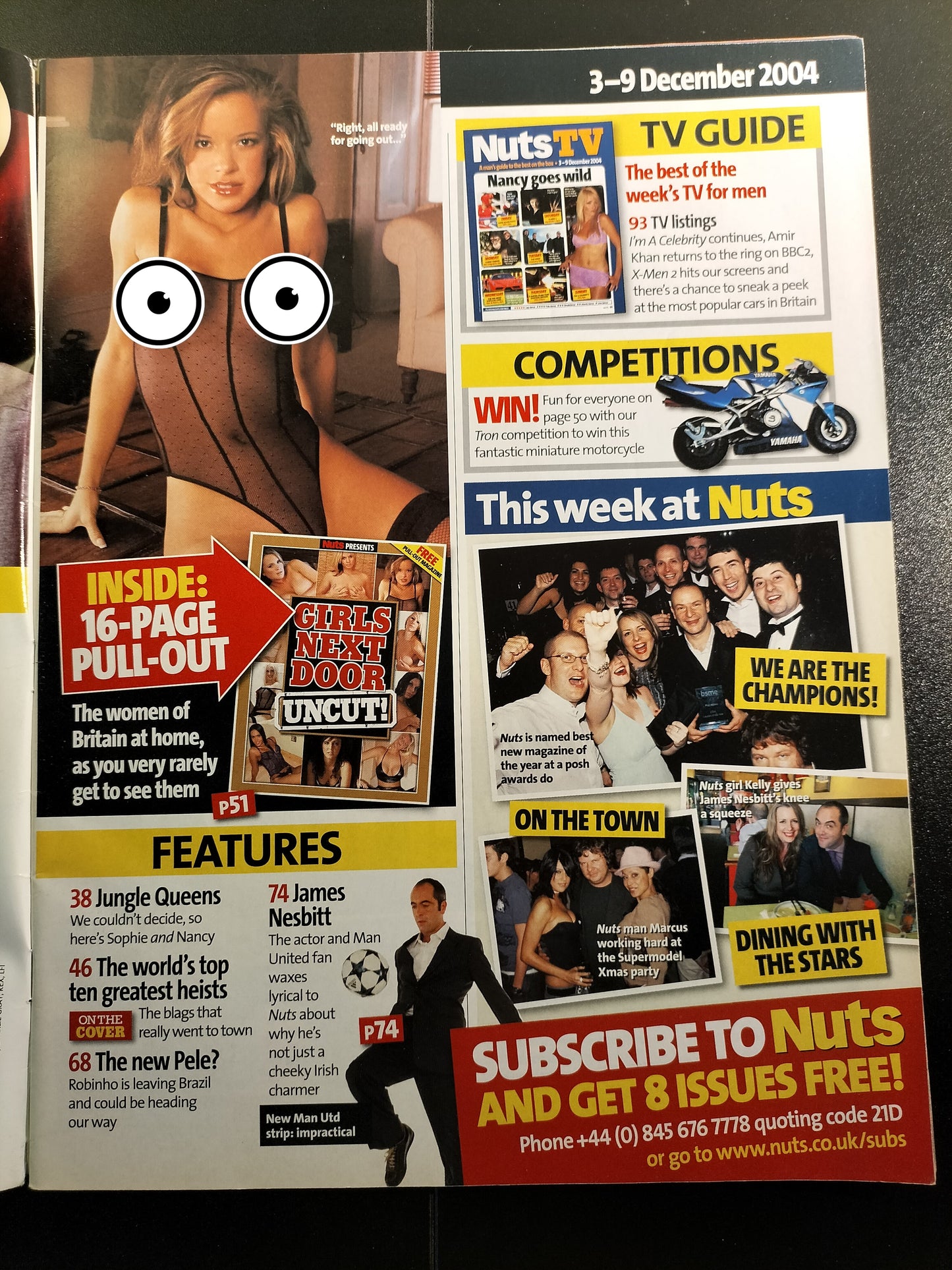 Nuts 3-9 December 2004 (637)(Rare) Sophie Anderton Nancy Sorrell Girls Next Door