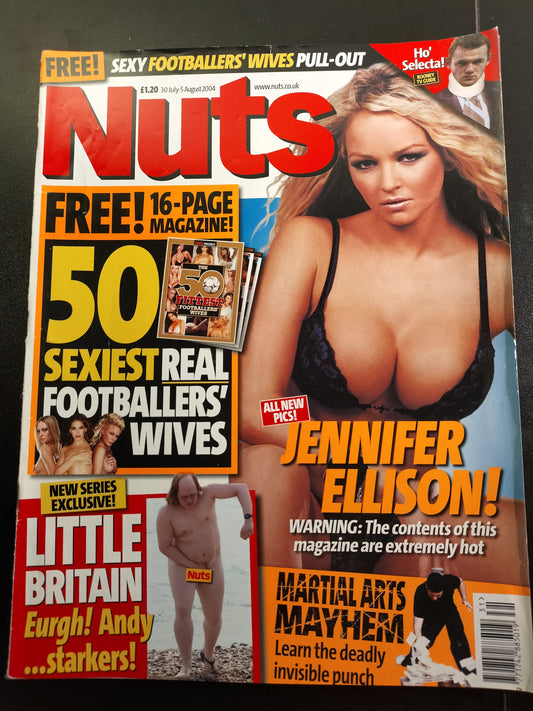 Nuts 30 July 5 August 2004 (638)(Rare) Jennifer Ellison Louise Redknapp