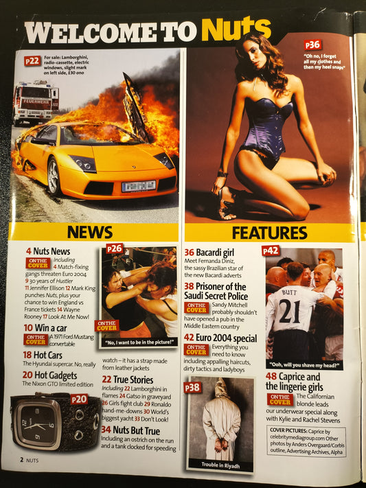 Nuts 28 May-3 June 2004 (639) Kylie Elle Rachel Lingerie Fermanda Diniz Caprice