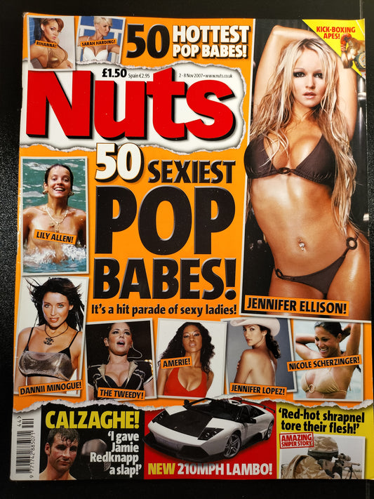 Nuts 2-8 November 2007 (640) 50 Babes Lily Danni Cheryl J-Lo Nicole Jennifer Ellison