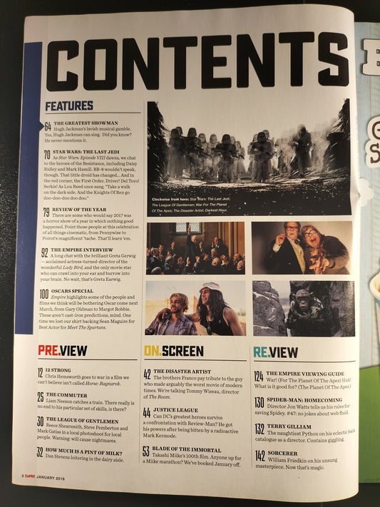 Empire Magazine January 2018 644 Star Wars The Last Jedi Porgs Subscriber Cover