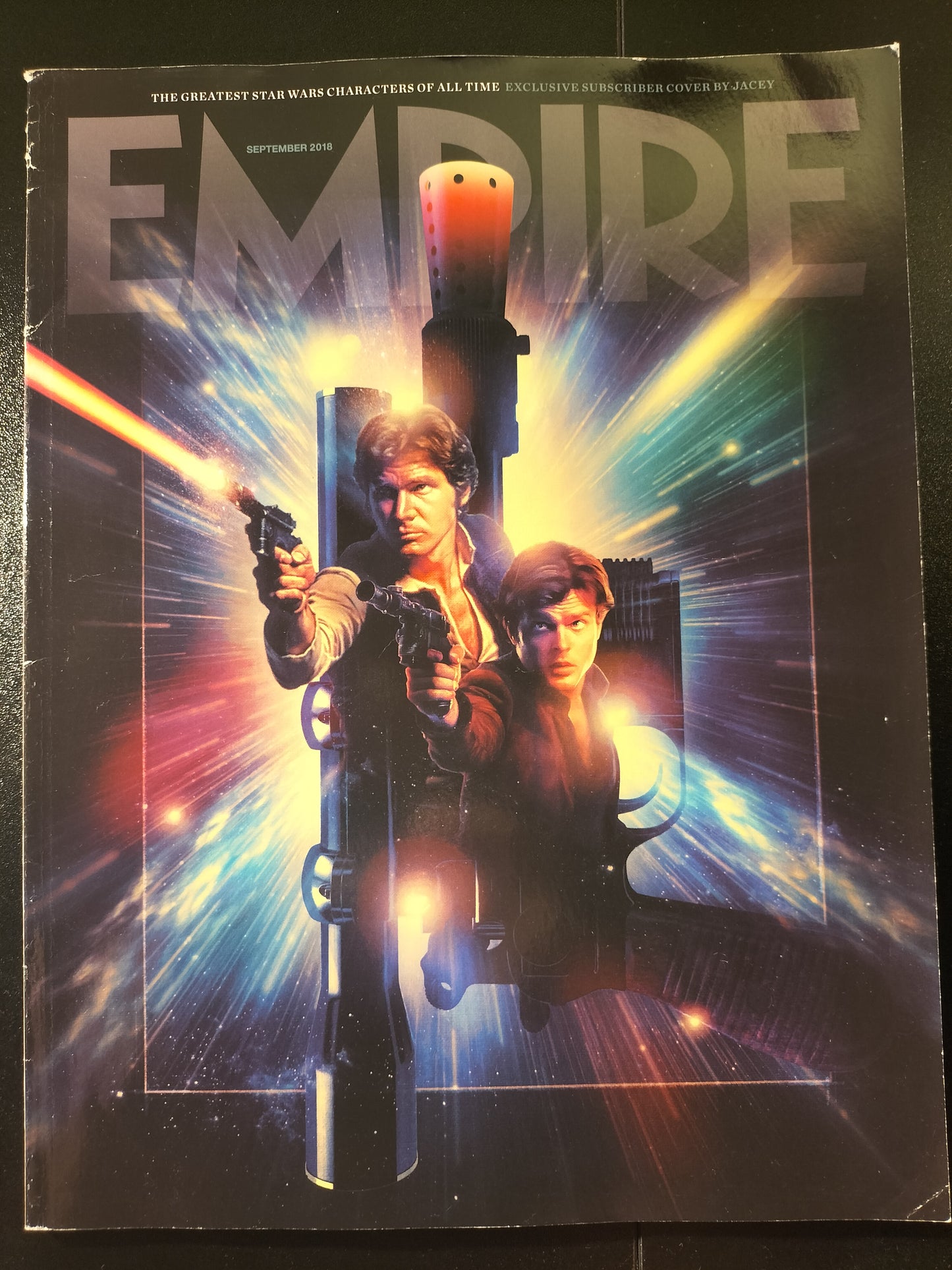 Empire Magazine Sept 2018 644 Star Wars Han Solo Jacey Subscriber Cover RARE