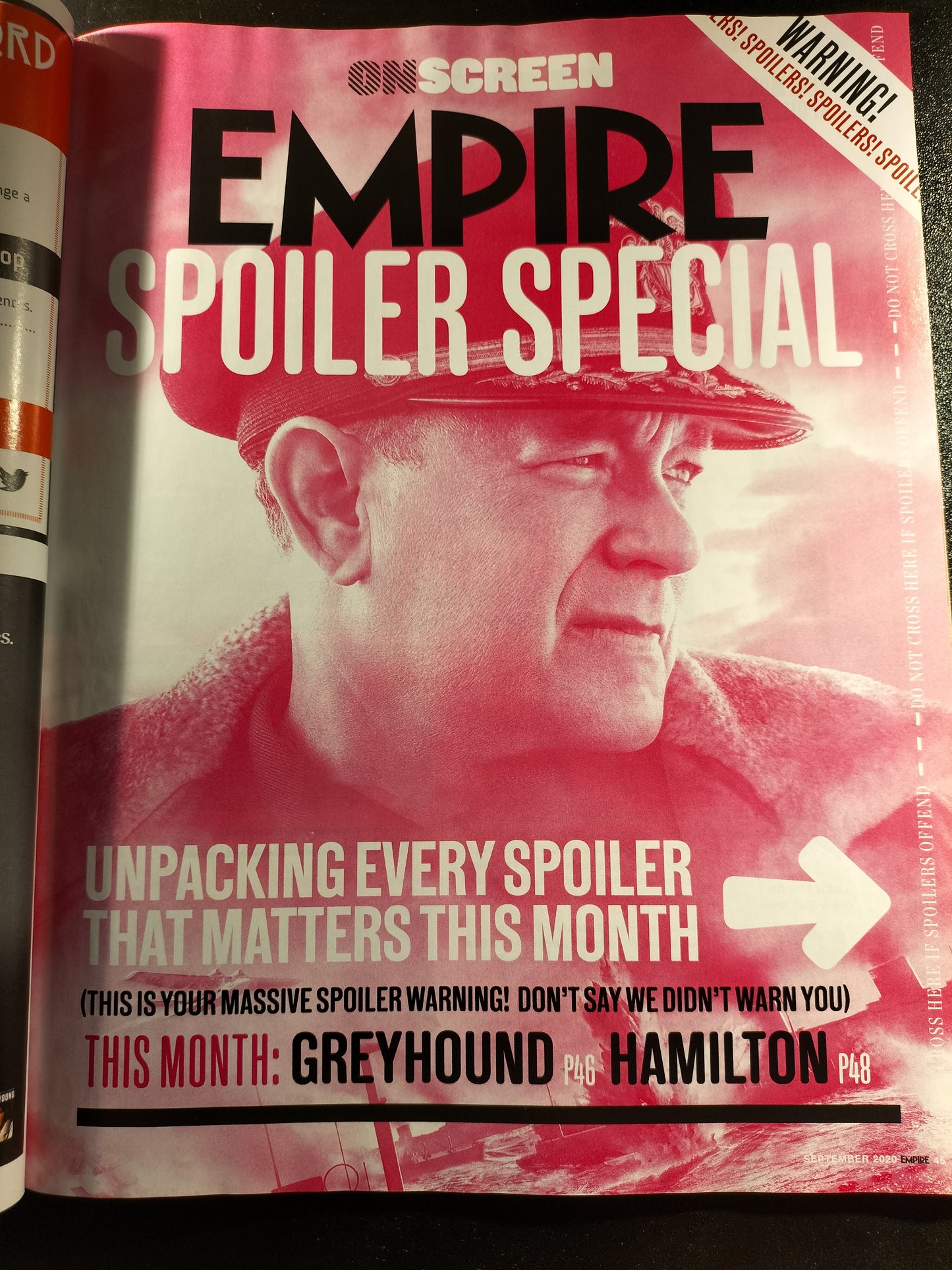 Empire Magazine Sept 2020 662 Movie Playlist Subscriber Cover Timba Smits VGC