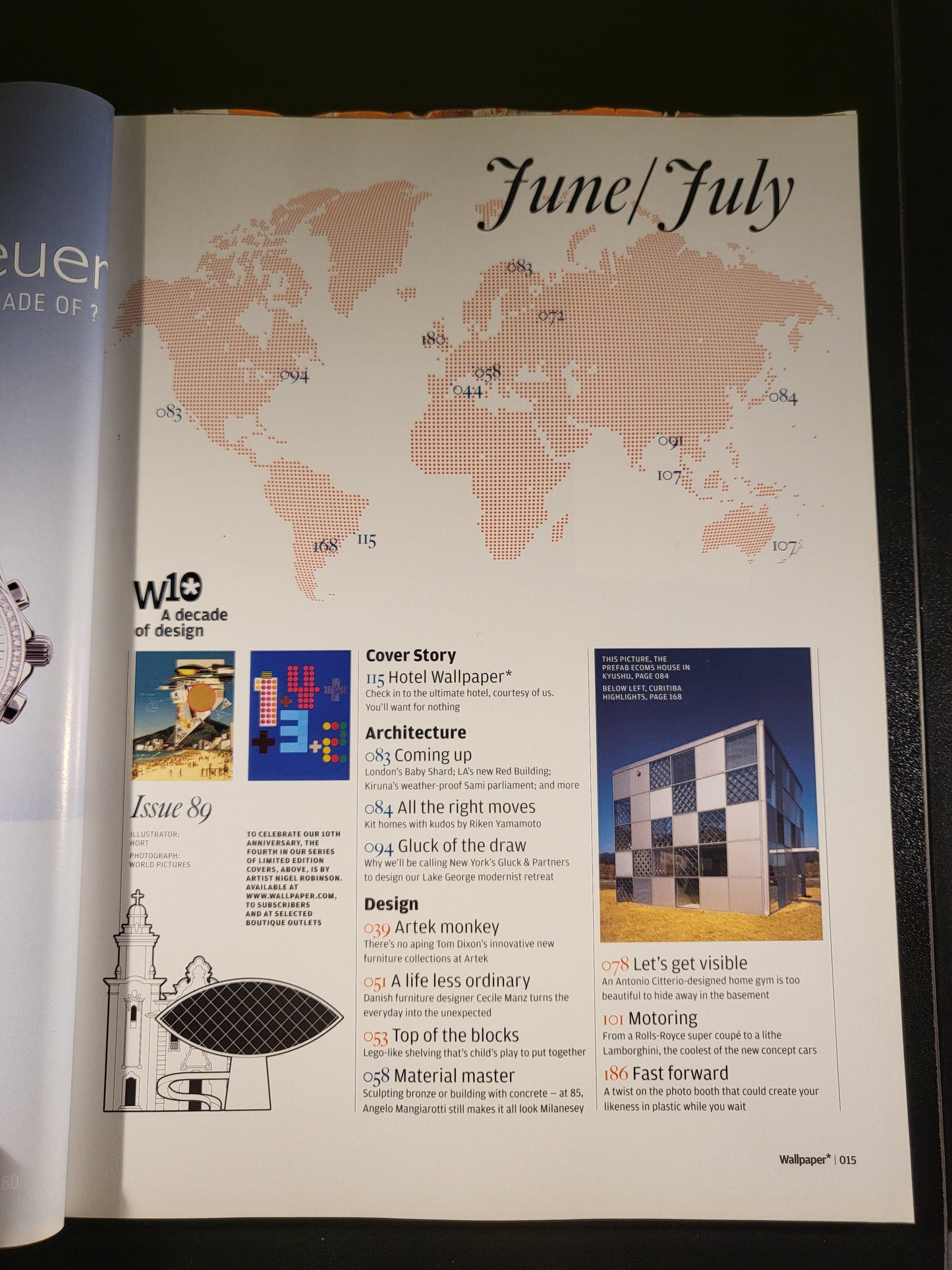 Wallpaper* Magazine June July 2006 724 Issue 89 Hotel Wallpaper Limited Cover VGC