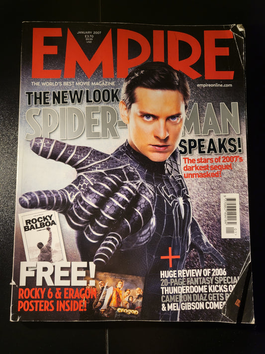 Empire Film Magazine January 2007 (731) Rocky Balboa Poster Spider Man Gibson
