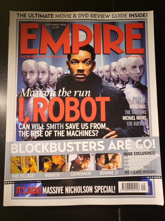 Empire Film Magazine September 2004 (731) I Robot Village Riddick Catwoman