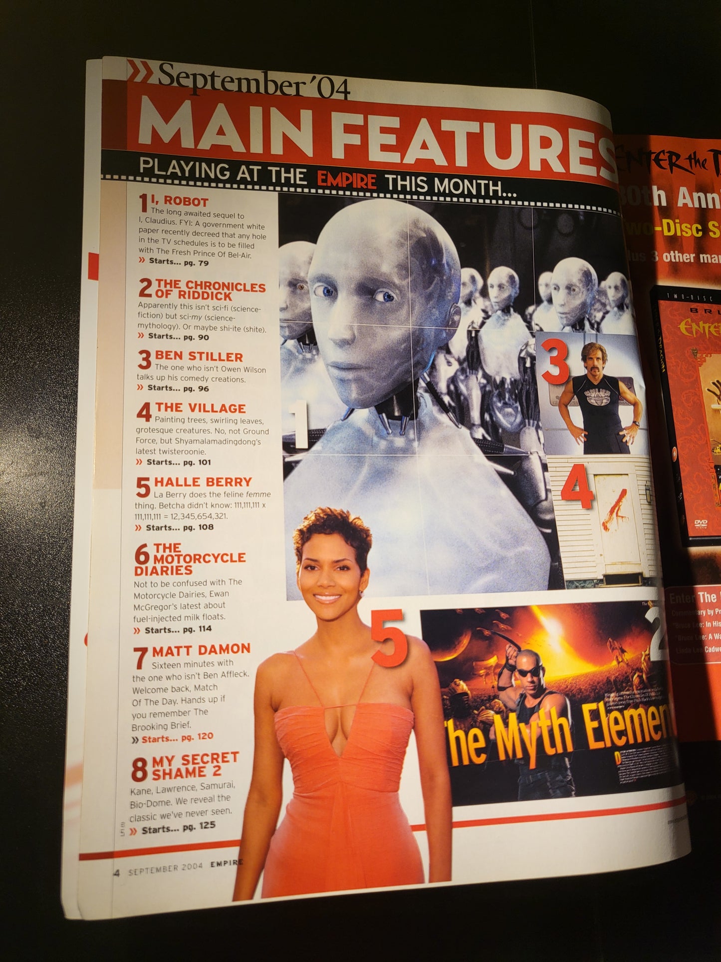 Empire Film Magazine September 2004 (731) I Robot Village Riddick Catwoman